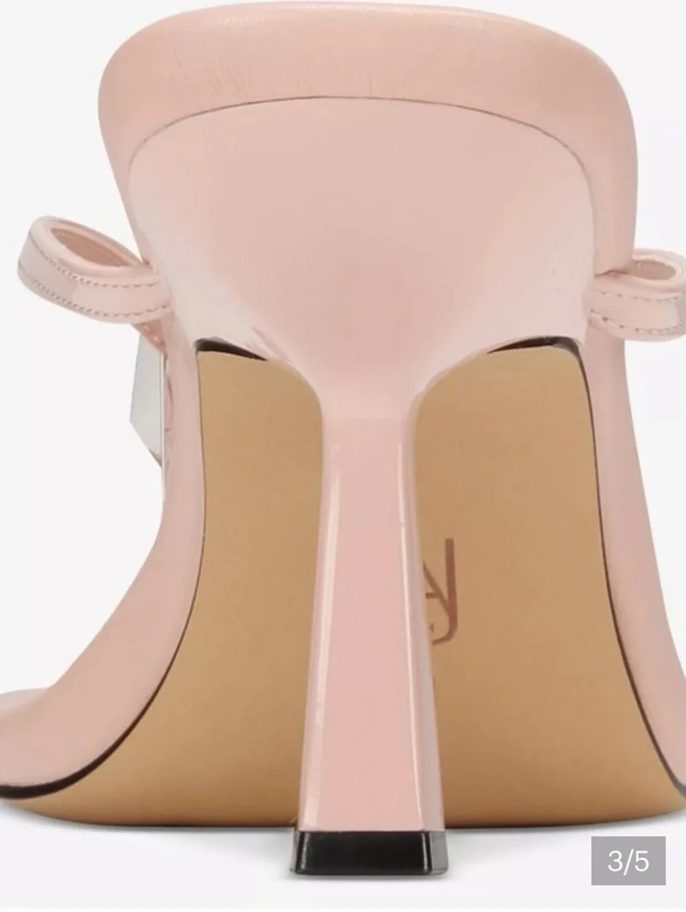 AAG BY Aminah J Lucinda Elegant Pink Gem-Embellished Women's Heeled Sandal Sz 9